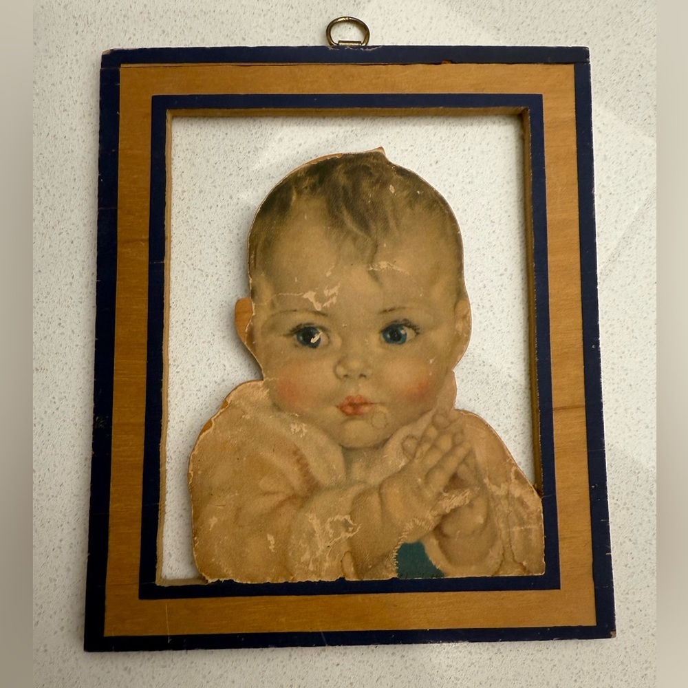 Vintage Baby Portrait Wall Art Charlotte Becker Baby Print 1935 - Picture 6 of 9